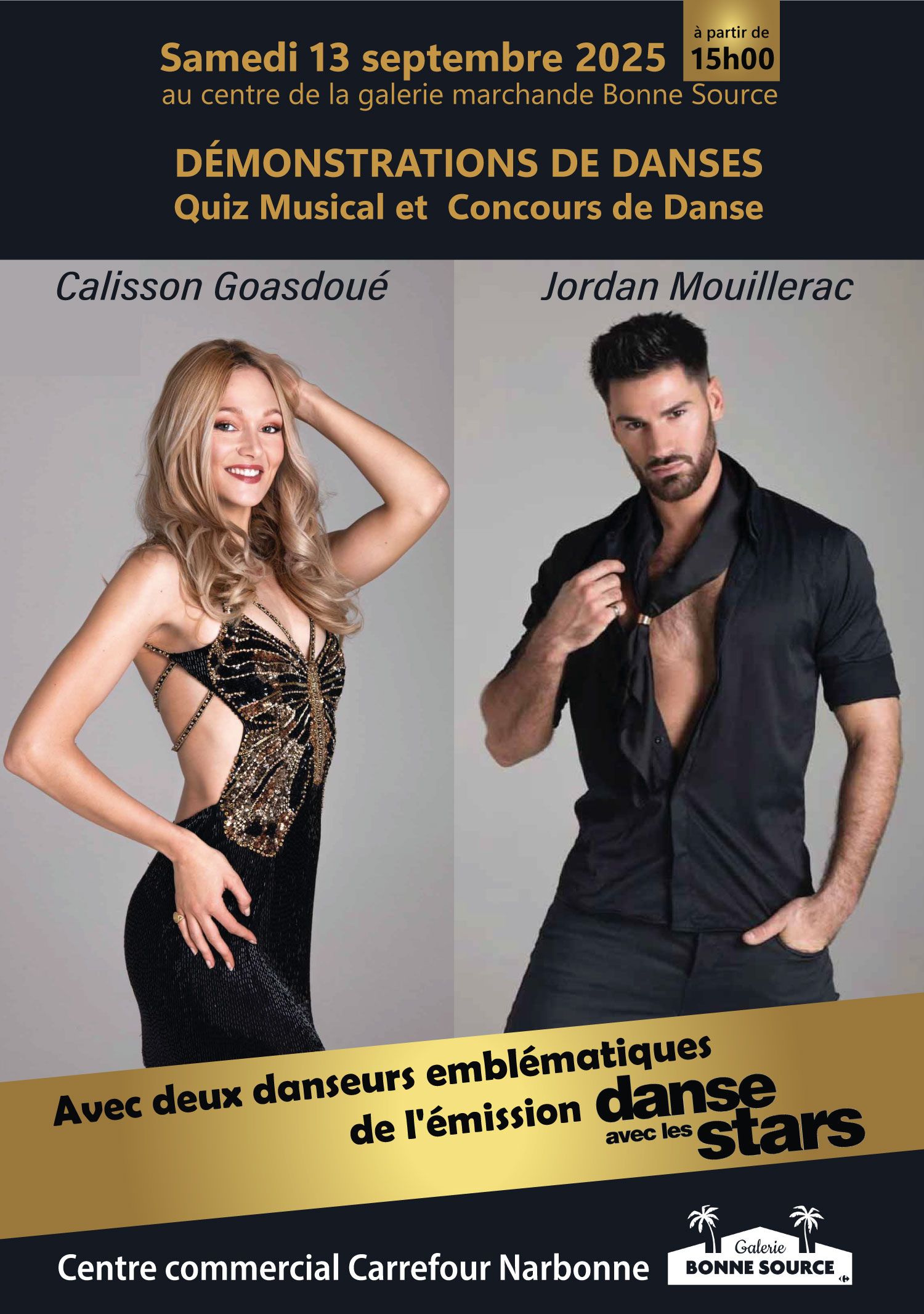 Démonstrations de dances avec les danseurs de Danse avec les Stars